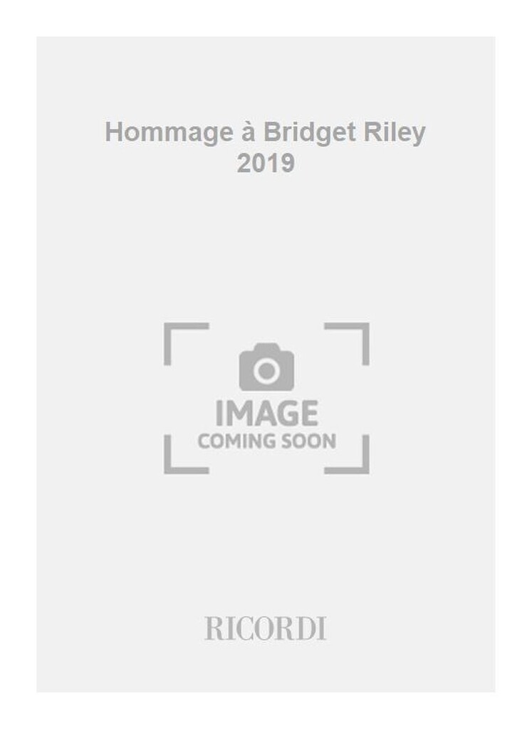 Hommage à Bridget Riley 2019
